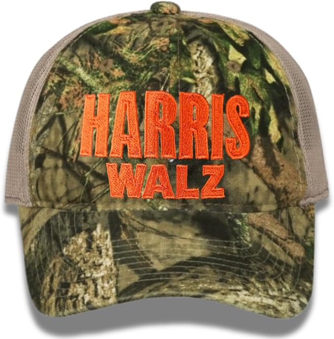 Harris Walz Camouflage trucker hat, Kamala for President Camo Hat, Election 2024