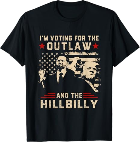 Trump 2024 Flag Outlaw Hillbilly J.D.Vance 2024 Donald Trump T-Shirt